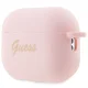 Guess AirPods Pro 2 vāciņš Silicone Charm Heart Rozā