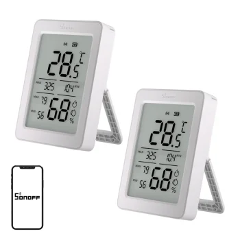 Датчик температуры и влажности Sonoff ZigBee SNZB-02DR2, 2 шт.