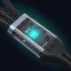 Кабель 3-в-1 BWOO X274 USB на USB-C, Lightning и Micro USB 3A, черный