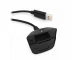USB кабель для зарядки контроллера Xbox 360 Play & Charge, черный