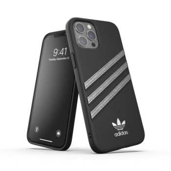 Adidas OR Molded Case Woman vāciņš iPhone 12 Pro Max telefonam, melns