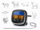 Digital Kitchen Meat Thermometer with Probe and Touchscreen, White