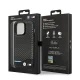 Apple iPhone 14 Pro Max 6,7\" BMW Leather Carbon Case Cover (BMHCP14X22NBCK), Black | Чехол Кейс Бампер...