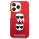 Karl Lagerfeld iPhone 13 Pro/13 vāciņš Karl&Choupette Head Sarkans
