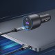 Ugreen EC705 auto lādētājs 130W 2x USB-C 1x USB-A - pelēks | Phone Car Charger