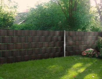 Заборная лента MIKKO RATTAN MK-01, 12,75 x 0,0475 м, 1200 г/м², темно-коричневая