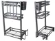 Three-Tier Kitchen Shelf Organizer Loft, Black