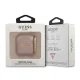 Guess AirPods 1 / 2 maciņš Saffiano Script Metal, rozā