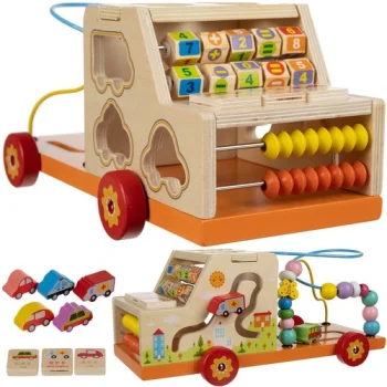 Šķirotājs - Koka Auto Kruzzel 22652 | Sorter Wooden Car
