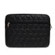 Guess Quilted klēpjdatora vāciņš 13\", melns