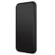 Mercedes iPhone 11 vāciņš Leather Debossed Lines, melns