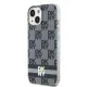 DKNY iPhone 15 Plus vāciņš Checkered Pattern MagSafe, melns