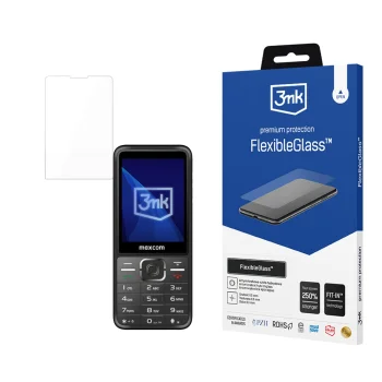 Hibrīda aizsargstikls 3mk FlexibleGlass tālrunim MAXCOM Classic MM244