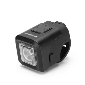 Priekšējais velolukturis ar zvanu Rockbros SKL01 450 lm 120 dB USB-C, melns