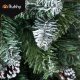 Artificial Christmas Tree on Trunk 6ft Ruhhy 26667, Snow Flocked