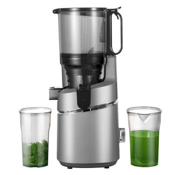 Шнековая соковыжималка Amzchef SJ-036-GA, серая