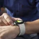 Tech-Protect Silicone Sport Strap for Samsung Galaxy Watch 4 / 5 / 6 / 7 / FE, Beige