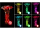 Zemūdens Ūdensizturīga Bezvadu LED Akvārija Baseina Ūdens Gaisma Lampa ar Pulti 10 LED RGB | Waterproof Wireless...