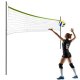 Neo-Sport Volleyball and Badminton Net with Stand, 570 cm