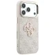 Чехол Guess 4G & Big Resin Logo для iPhone 17 Pro / 18 Pro, розовый