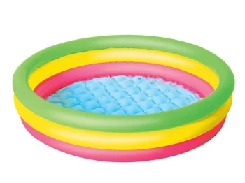 Bestway 51104 piepūšamais bērnu baseins, 102 x 25 cm, krāsains