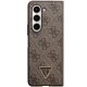 Чехол Guess для Samsung Galaxy Z Fold 5 Leather 4G Triangle Strass, коричневый