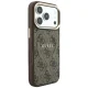 Guess Embossed 4G Classic MagSafe vāciņš iPhone 17 Pro Max / 18 Pro Max, brūns