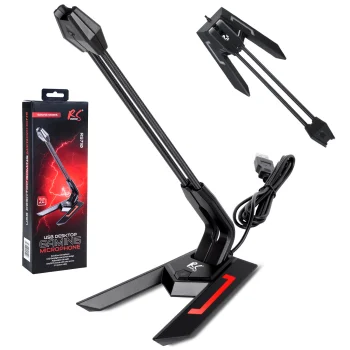 Gaming Microphone NanoRS RS710, USB, LED Backlight, 1.5m