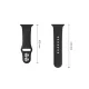 Ремешок Tech-Protect Silicone для Apple Watch 44 / 45 / 46 / 49 мм, черный