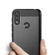 Telefona vāciņš Motorola Moto E7i Power Carbon Case, melns