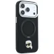 Чехол Karl Lagerfeld для iPhone 18 Pro Max / 17 Pro Max с Ring Stand 360 MagSafe, черный