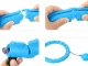 Weighted Smart Hula Hoop with Massage Nodes, Adjustable, Blue