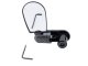 Bicycle mirror for bicycle 360 degree adjustment screwed to handlebars