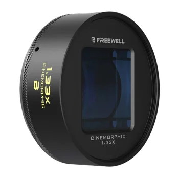 Анаморфный объектив для смартфона Freewell 1.33x с креплением 17 мм...