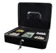 Malatec Large Metal Cash Box, Black