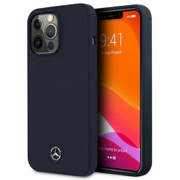 Mercedes Silicone Line Case for iPhone 13 Pro / 13 Navy