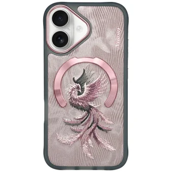 Nimmy Magnetic Fantasy Animal MagSafe vāciņš iPhone 16, Rose Gold