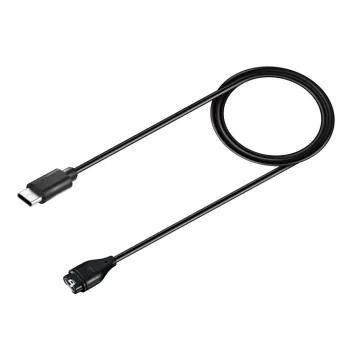 Магнитное зарядное устройство USB-C для смарт-часов Garmin Черное
