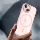 Tech-Protect iPhone 15 Case MagMat MagSafe, Clear Pink
