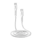 Кабель SBS USB-C - Lightning MFi Certified, 1м, белый