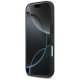 Mercedes iPhone 17 Pro vāciņš Plain Smooth Leather MagSafe, melns