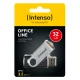 USB-флешка Intenso Office Line 32GB USB 3.2 Gen 1, серебристый/черный