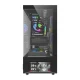 Datora korpuss DarkFlash DS950V ar IPS displeju un 6 ventilatoriem, melns