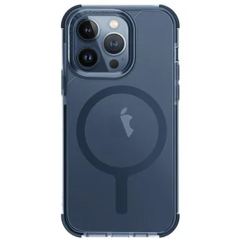 Uniq Combat Magclick Charging vāciņš Apple iPhone 15 Pro, zils