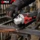 OPEX TOOLS OPX28010 Bezvadu leņķa slīpmašīna, 125mm, 21V, 2x 3.0Ah akumulatori