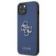Apple iPhone 13 mini 5.4\'\' Guess Saffiano 4G Small Metal Logo Case Cover (GUHCP13SSA4GSBL), Blue