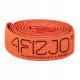 4Fizjo Flex Band Long Flexible Textile Training Loop Strap Tape, Orange (Low resistance, 1/5)