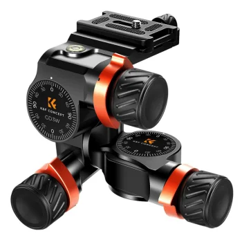 K&F Concept GD3W 3D Geared Tripod Head, Arca-Swiss, up to 6 kg
