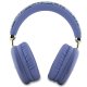 Guess GCube Metallic Script Logo Bluetooth Headphones Purple