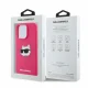 Чехол Karl Lagerfeld Silicone Choupette MagSafe для iPhone 16 Pro Max, Фуксия